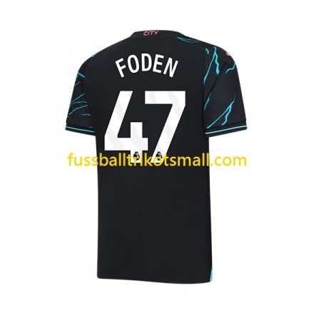 Fußballtrikots Manchester City Phil Foden 47 2023-2024 Kurzarm 3rd trikot kaufen